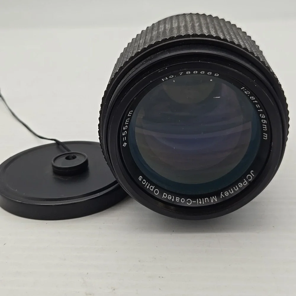 JCPenney Multi-Coated Optics Φ= 55mm 1:2.8 f=135mm Camera Lens No. 788669‎